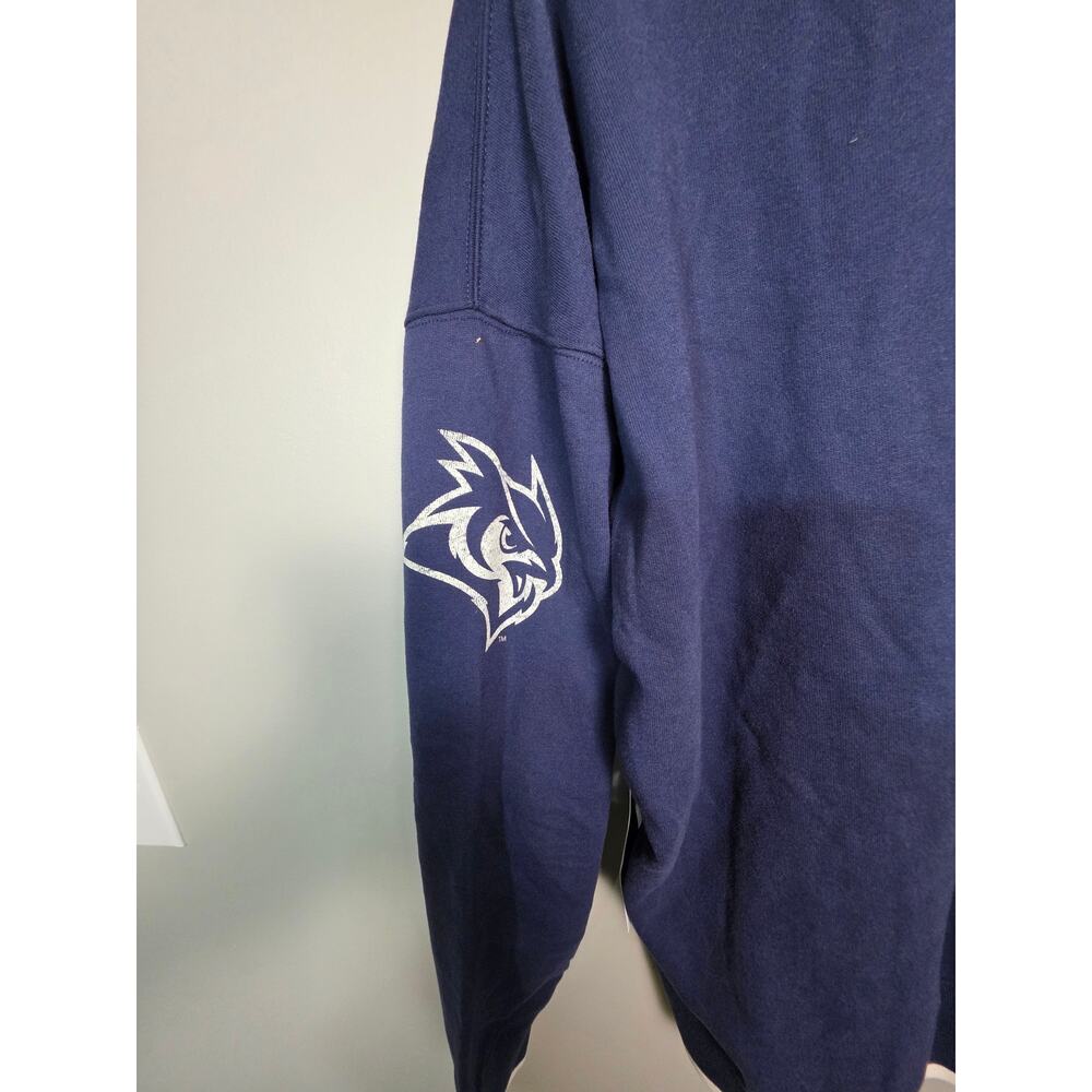 NWT Rice Owls ‘47 Brand Women’s Medium Sweatshirt Atlas Blue Distressed Graphic - Picture 4 of 6
